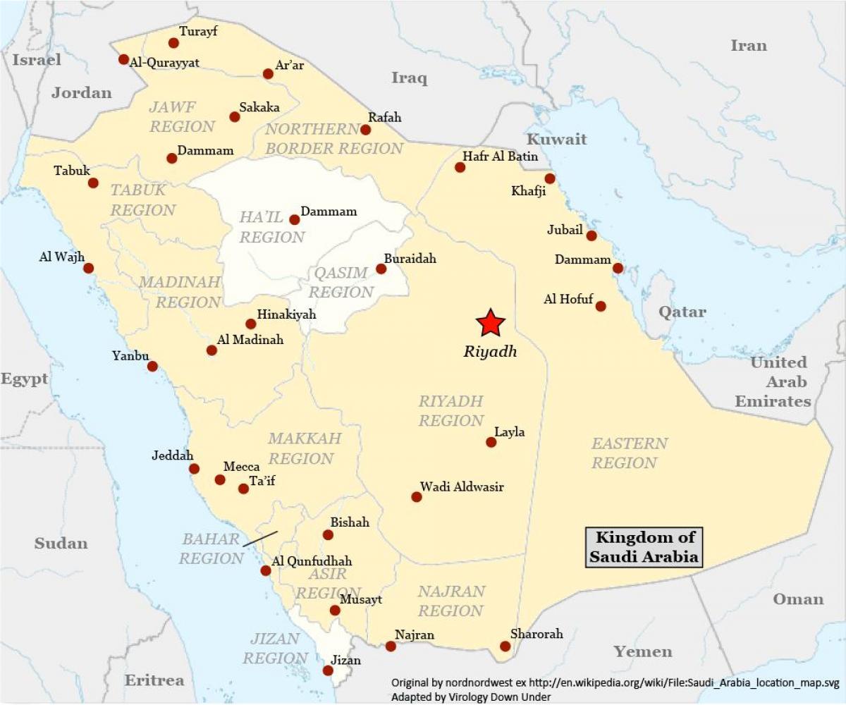 რუკა najran საუდის არაბეთი