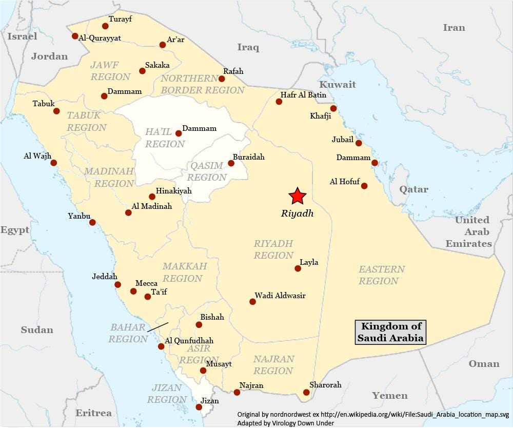 რუკა najran საუდის არაბეთი