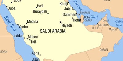 Arar KSA რუკა