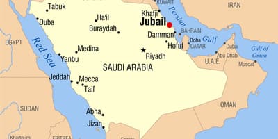 Jubail გახდა KSA რუკა